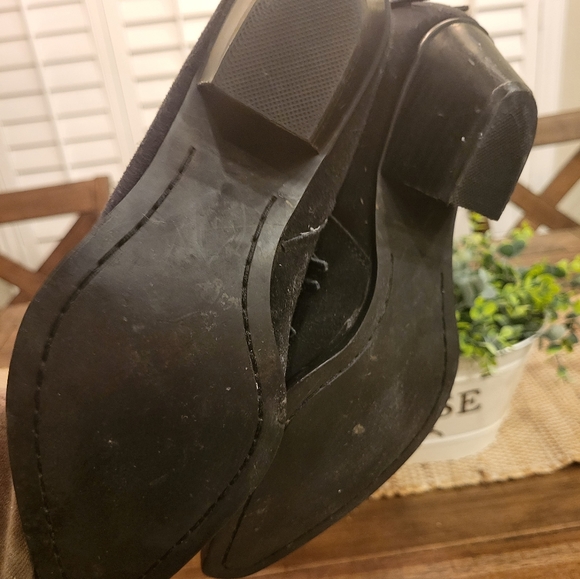 Vintage leather boots with fringe - Picture 13 of 14